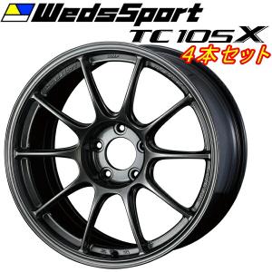 ウェッズスポーツ TC105X ホイール4本 EJチタン 10.0-18inch 5H/PCD114.3 inset+35｜nextsportsys2