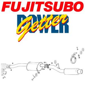 FUJITSUBO パワーゲッタータイプRSマフラー E-BNR32スカイラインGT-R H1/8〜H7/1｜nextsportsys4