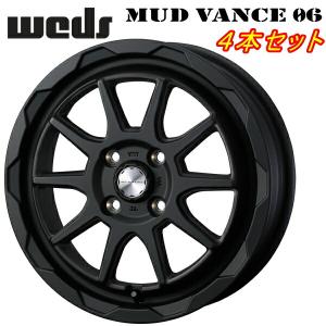 ウェッズ ADVENTURE MUD VANCE06 ホイール4本 フルマットブラック 6.0-16インチ 4穴/PCD100 インセット+40｜nextsportsys4