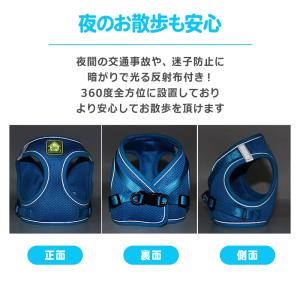 ハーネス 犬 おしゃれ かわいい 胴輪 リード...の詳細画像2