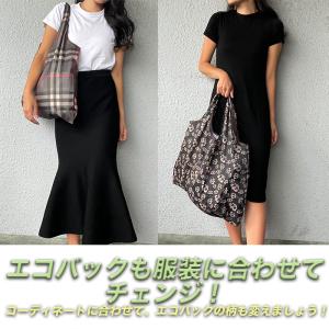 エコバック おしゃれ かわいい 大容量 コンパ...の詳細画像2