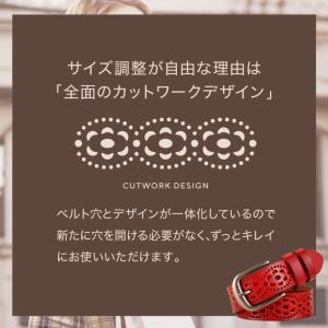 ベルト レディース レザーベルト 本革 女性用...の詳細画像2
