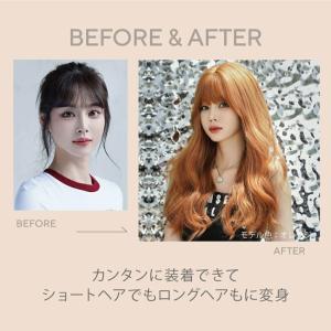 ウィッグ 女性 さらさら ウェーブロング おし...の詳細画像4