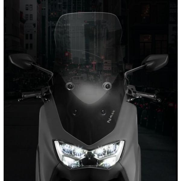 ヤマハ NMAX 155 ウインドシールド 大型 クリオ スモーク ウメーターバイザー ウインドスク...