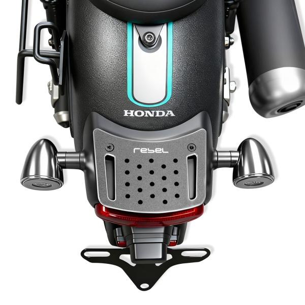 ホンダ レブル250/レブル500/レブル1100 テールラック リアラック 改造テールウィング 多...