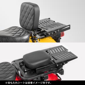 ハンターカブ CT125  クロスカブ スーパーカブ スライドキャリア ピリオンシート タンデムシート 背もたれ クッション 折りたたみ 立ち可能 一体感 外装 シート