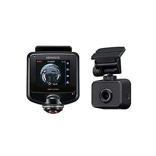 ケンウッド ドライブレコーダー DRV-C750R 360度カメラ リア 前後対応 GPS 駐車監視