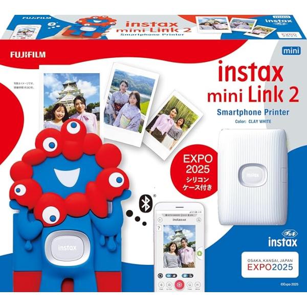 大阪万博 富士フイルム(FUJIFILM) チェキ スマホプリンター instax mini Lin...