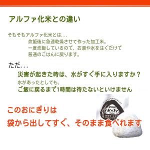 【50個】非常食 おにぎり 水不要 そのまま食...の詳細画像3