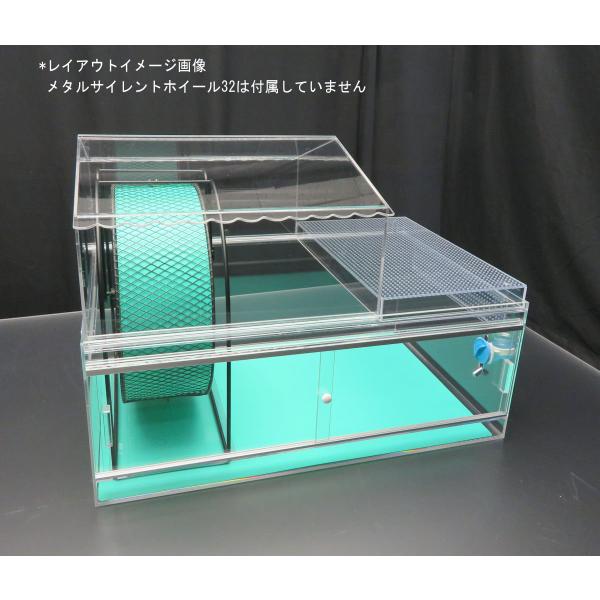 スライド扉のベーカリーショップ屋根のハリネズミさんのお家　60×44×43　備品セット