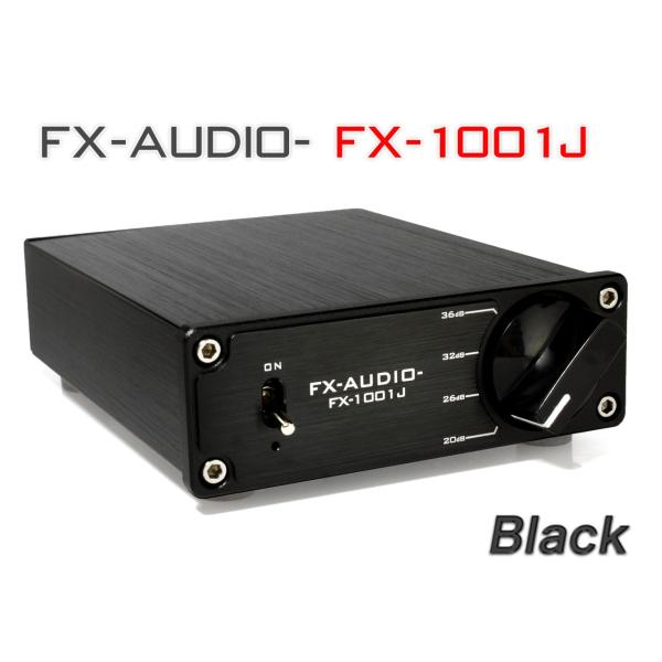 FX-AUDIO- FX-1001J[ブラック] TPA3116デジタルアンプIC搭載 PBTL モ...