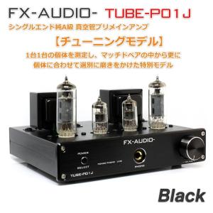 [即納]FX-AUDIO- TUBE-P01J[ブラック]【チューニングモデル】シングルエンド純A級 真空管プリメインアンプ｜nfj