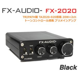 FX-AUDIO- FX-2020 [ブラック] TRIPATH製 TA2020-020搭載 20W×2ch