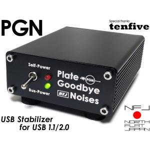 NFJ 『PGN（Plate Goodbye Noises）』USBノイズフィルター機構付きUSBスタビライザー