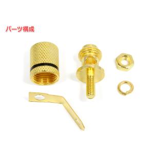 Φ4mmバナナ対応 金メッキ スピーカー・アン...の詳細画像2