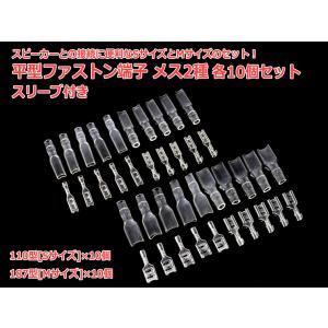 平型ファストン端子メス2種 187型[Mサイズ]110型[Sサイズ]