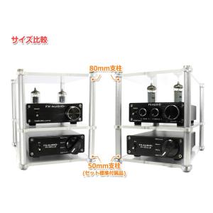 アルミ製支柱(ネジ無) 80mm 4本セット ...の詳細画像1