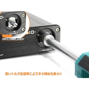 六角ソケットドライバー ナットドライバー 芯深...の詳細画像3