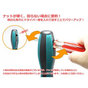 六角ソケットドライバー ナットドライバー 芯深...の詳細画像5