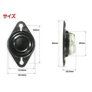 1インチ(22.8mm)ツイーターユニット 8...の詳細画像1