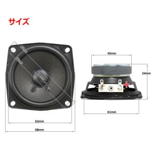 格安&コスパ抜群 フルレンジスピーカーユニット...の詳細画像1