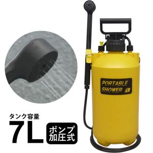 ポータブルシャワー　便利　キャンプ　電池　ポンプ 楽天市場】災害対策 ポータブルシャワー アウトドアシャワー USB
