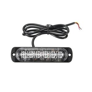 VORCOOL ストロボライト LED 赤色ledライト 18W 12-24V 6LED 緊急用ストロボライト 緊急用ランプ トラック 非常灯 点滅ランプ