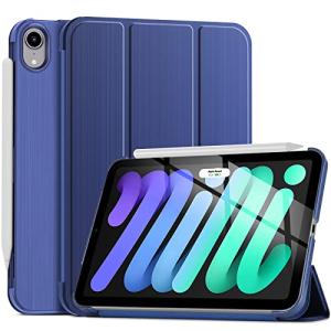 ProCase iPad Mini6 ケース 2021 8.3インチ 三つ折りスタンド スマートカバー オートスリープ対応 金属起毛テクス