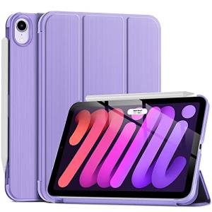 ProCase iPad Mini6 ケース 2021 8.3インチ 三つ折りスタンド スマートカバー オートスリープ対応 金属起毛テクス