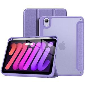 ProCase iPad Mini6 ケース 2021 ペンホルダー付き 耐衝撃保護ケース 三つ折りスタンド マットバックカバー 適用