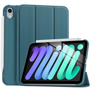 ProCase iPad Mini6 ケース 2021 8.3インチ 三つ折りスタンド スマートカバー オートスリープ対応 金属起毛テクスチ