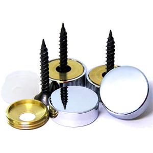 BizDez 飾りビス 化粧ビス 鏡止め 化粧キャップ ねじ装飾キャップ ビス用キャップ 表札 プレート 留金具 銅製