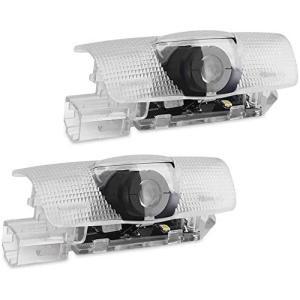 カーテシライト ドアウェルカムライト カーテシランプ 40系トヨタ カムリ70系 車用ドアランプ カーテシ LEDロゴ投影ライト 角度調整機能付き 2