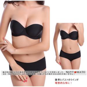 ストラップレスブラ 大きいサイズ ブラジャー ...の詳細画像3