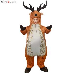 着ぐるみ 動物 インフレータブル クリスマス ...の詳細画像4