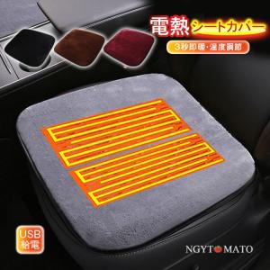 シートヒーター 車用 椅子用 カーシートヒーター 座布団 USB給電 電熱シートカバー 即暖 ホットシート 一人用 自宅 オフィス もこふわ 滑り止め 秋冬 防寒対策