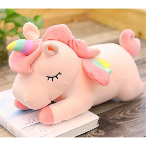 ぬいぐるみ 　ユニコーン   40cm　抱き枕　 かわいい　ピンク/ホワイト