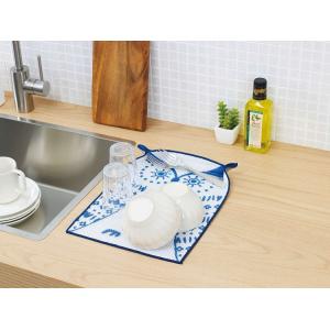 マーナ　MARNA　どうぶつディッシュマット　フクロウ　ネイビー　K706NV