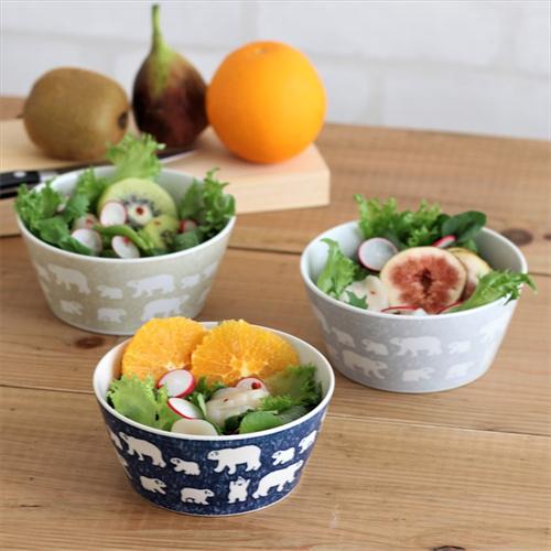 みのる陶器　白くま　軽量切立パック M 　蓋別売　オリジナル　2個セット 日本製 美濃焼　定形外郵便...