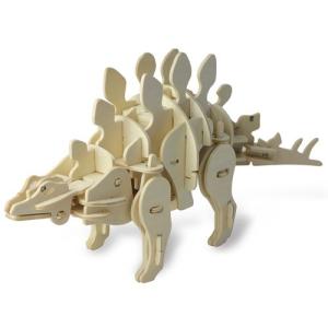 動く木製3Dパズルキット　ステゴザウルス｜nhkgoods