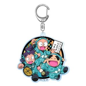 忍たま　切り絵シリーズ　アクリルキーホルダー　乱太郎＆きり丸＆しんべヱ｜nhkgoods