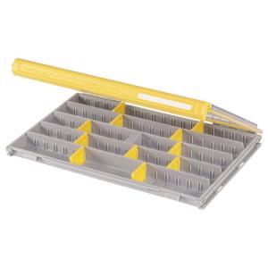 Plano EDGE 3700 Hook Utility Box, Clear/Yellow, Tackle Storage Accessories