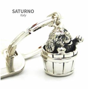 ロンドン テディ 純銀製キーホルダー テディベア キーホルダー