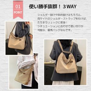 ショルダーバッグ 3way トートバッグ リュ...の詳細画像2