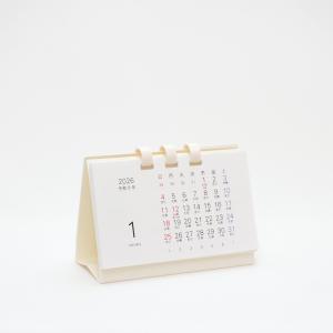 2026年 卓上カレンダー ミニ シンプル おしゃれ 卓上 スリム オフィス ビジネス 六曜入り 日曜始まり 月曜始まり 2026年1月〜2027年1月【よこ型】