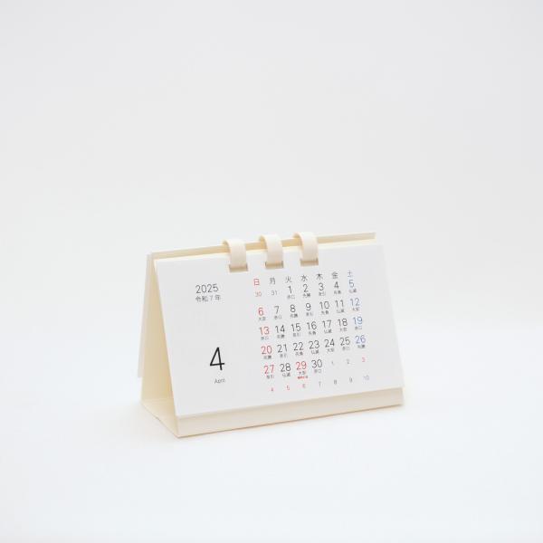 【4月始まり】2025年 卓上カレンダー ミニ シンプル おしゃれ スリム オフィス 小さい 六曜 ...