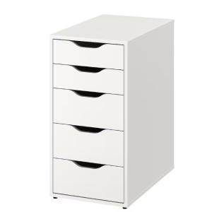 組立済★良品★IKEA HELMER ヘルメル 引き出しユニット ホワイト HELMER ヘルメル 引き出しユニット キャスター付き, ホワイト