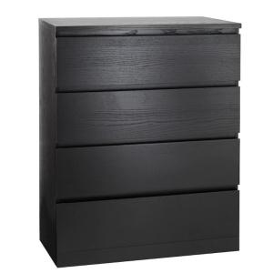 イケア（IKEA） MALM マルム チェスト 引き出し 4段 ホワイト 80x100