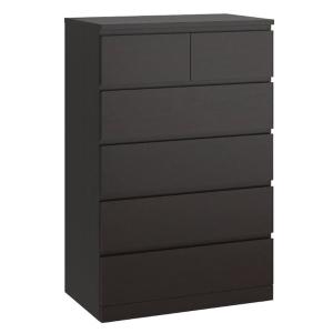 イケア（IKEA） MALM マルム チェスト 引き出し 6段 ホワイト 80x123