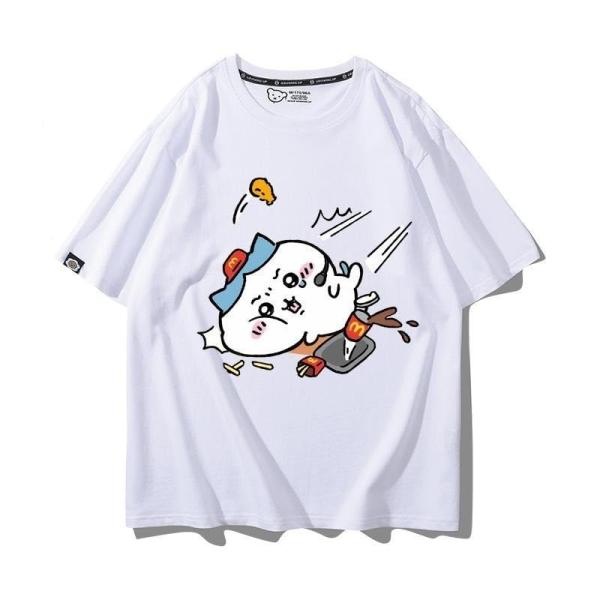 ちいかわ Tシャツ 綿 夏 子供　キッズ　半袖 薄手 カップルウェア コスプレ服 学生服 シャツ プ...